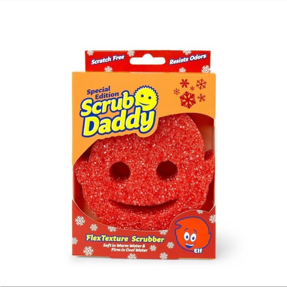 Scrub Daddy FlexTexture Scrubber, Limited Edition, Snowman- NWT